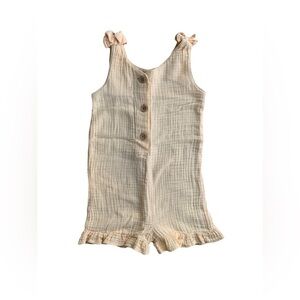 Modern Moments Size 2T Yellow Gauze Romper